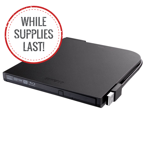6x Portable Blu-ray™ Writer with M-Disc™ Support